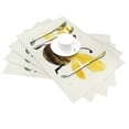 thumbnail image 2 of YFYANG Washable Heat-Resistant Placemats, 70% PVC/30% Polyester, Cute Bee Patterns Kitchen Table Mat, 12" x 18" 4 Pcs, 2 of 6