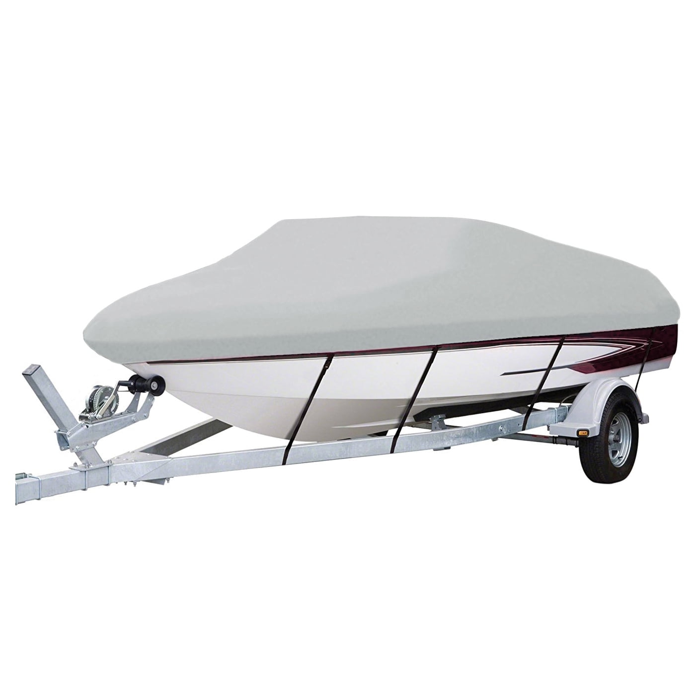 Trailerite Semi-Custom Boat Cover for Walk-Around Cuddy Cabin Boats with Inboard/Outboard Motor Motor Hood not Included 