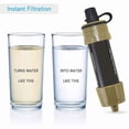 thumbnail image 1 of Système de Filtration d'Eau Extérieur, Filtre de Purification Personnel Purification d'Eau Filtration pour Urgence, Camping, Voyage, Randonnée, Sports de Plein Air, 1 of 2