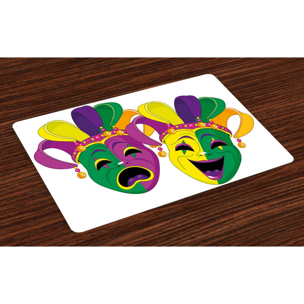 mardi gras placemats