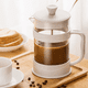 thumbnail image 4 of Cafetera de prensa francesa de 12 onzas, 2 unidades, para preparar té y café frío y caliente con vidrio de borosilicato, 4 of 4