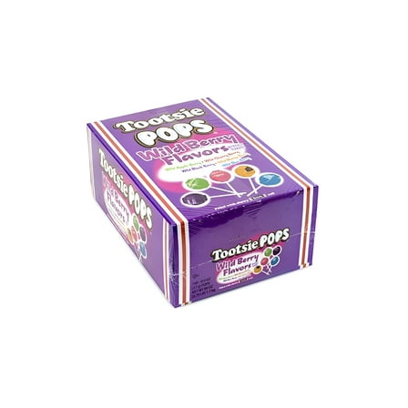 Tootsie Pops Wild Berry, 100 Count