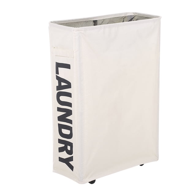 Panier à Linge Pliable en Tissu Oxford avec Cordon de Serrage, 4