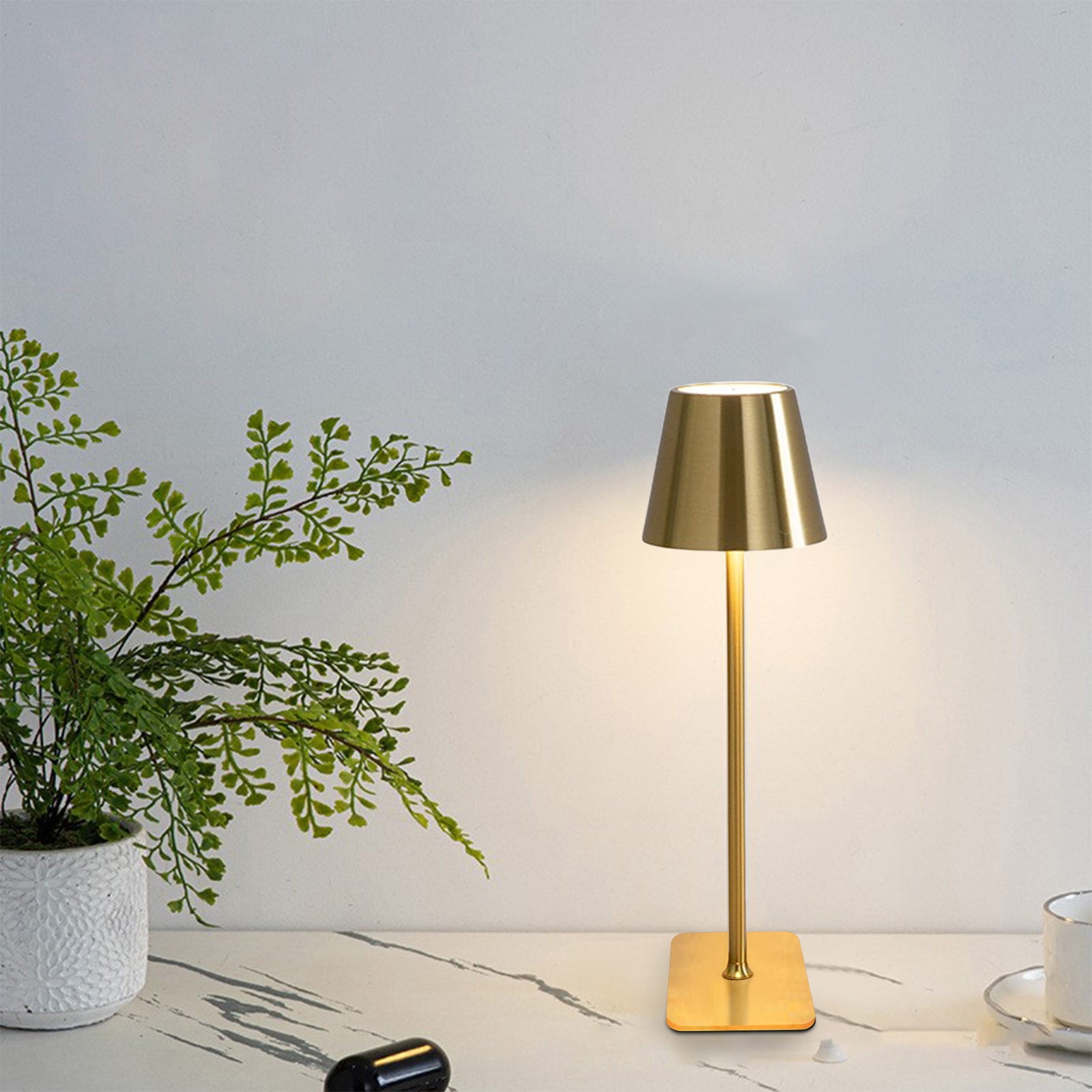 D Desk Lamp 1500Mah Rechargeable Battery Led Table Lamp 3 Color Dimmable Touch Control For Bedroom Reading Office Bar Cordless