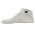 thumbnail image 5 of Champion Unisex Socks, 3 Pairs - Quarter Socks Basic Black/White/Grey Eu 39-42 (Uk 6-8), 5 of 7