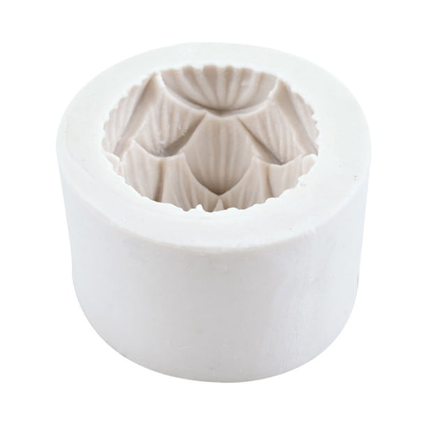 KAKOWELY Moldes de silicona para flores, molde para hacer jabón hecho a mano, molde de loto, molde de gel de sílice
