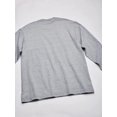thumbnail image 4 of Hanes Men's Beefy Long Sleeve Shirt, Light Steel, L, 4 of 5