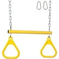 thumbnail image 5 of Swing Set Stuff Inc. Trapeze Bar with Rings and Uncoated Chain (Blue), 5 of 5