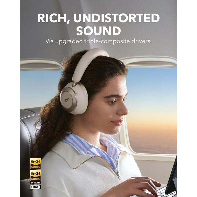Soundcore Space One Pro by Anker, Adaptive Active Noise Cancelling