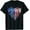 Black, variant on Firework Dripping Heart American Flag 4th Of July Patriotic T-Shirt
