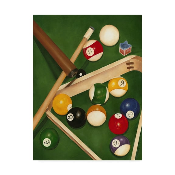 Trademark Fine Art 'Rackem Up I' Canvas Art by Jennifer Goldberger