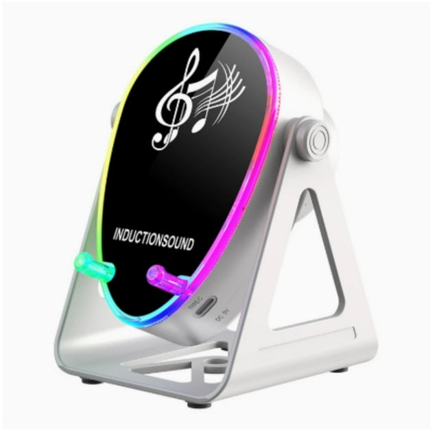 BotaniNest Induction Wireless Charging Stand Stereo Sound Supports 15W Wireless Charging For Mobile Phones