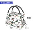 thumbnail image 3 of Vsdgher Camping Caravan 2 Print Insulated Reusable Bags with Sturdy Zipper and Handles, Foldable Totes for Hot or Cold Food Bring or Delivery, 3 of 8