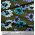 thumbnail image 2 of Soimoi Poly Georgette Fabric Flower Artistic Print Fabric by The Yard 52 Inch Wide, 2 of 3