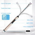 thumbnail image 2 of ARECTECH Rechargeable Electric Arc Lighter, Champagne Gold, 2 of 6
