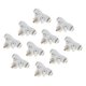 thumbnail image 1 of Accesorios de aire de conexión rápida T tipo Unique Bargains 5/32" plástico metal M5 10 piezas tono blanco plateado, 1 of 1