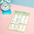 thumbnail image 4 of Knock Knock Road Trip Packing List Checklist Note Pad, Yellow, 4 of 6