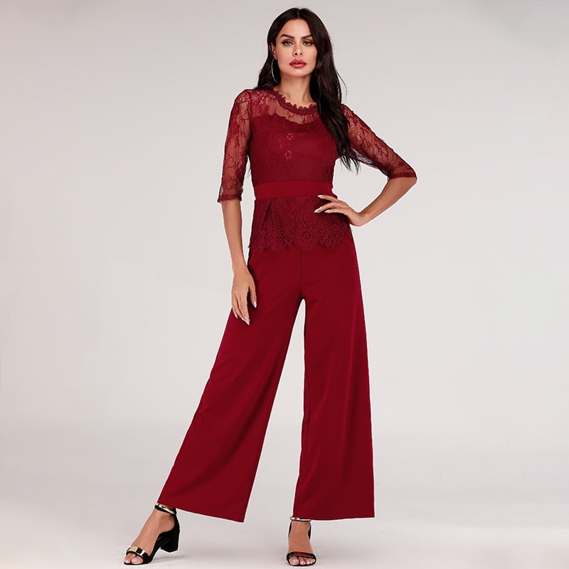 ladies jumpsuit with sleeves