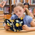 thumbnail image 6 of WOBOGO Cute Cartoon Bumble Bee Pattern Notebook College Horizontal Grid Paper Ink Spill Resistant Water Resistant Cover 8.3x5.7x0.4in, 6 of 8