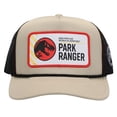 thumbnail image 2 of Gorra Bioworld Jurassic Park Ingen Guardabosques Tan Foam Trucker, 2 of 6
