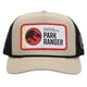 thumbnail image 2 of Gorra Bioworld Jurassic Park Ingen Guardabosques Tan Foam Trucker, 2 of 6