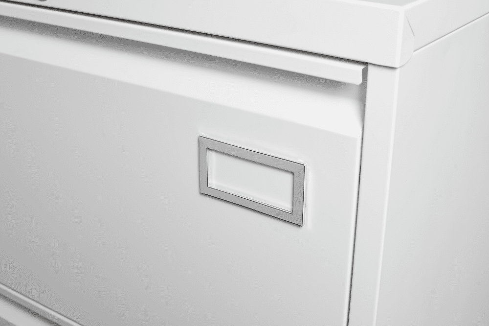 YDSM Filing Cabinet Lateral File Cabinet 3 Drawer, White Filing Cabinets with Lock, Locking Metal File Cabinets Three Drawer Office Cabinet for Legal/Letter/A4/F4 Home Offic