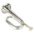 thumbnail image 2 of C Key Trumpet, Bb Trumpet C Trumpet Military Style Brass Beginner Instrument with Smooth Valve System for Orchestra Marching Band, 2 of 7