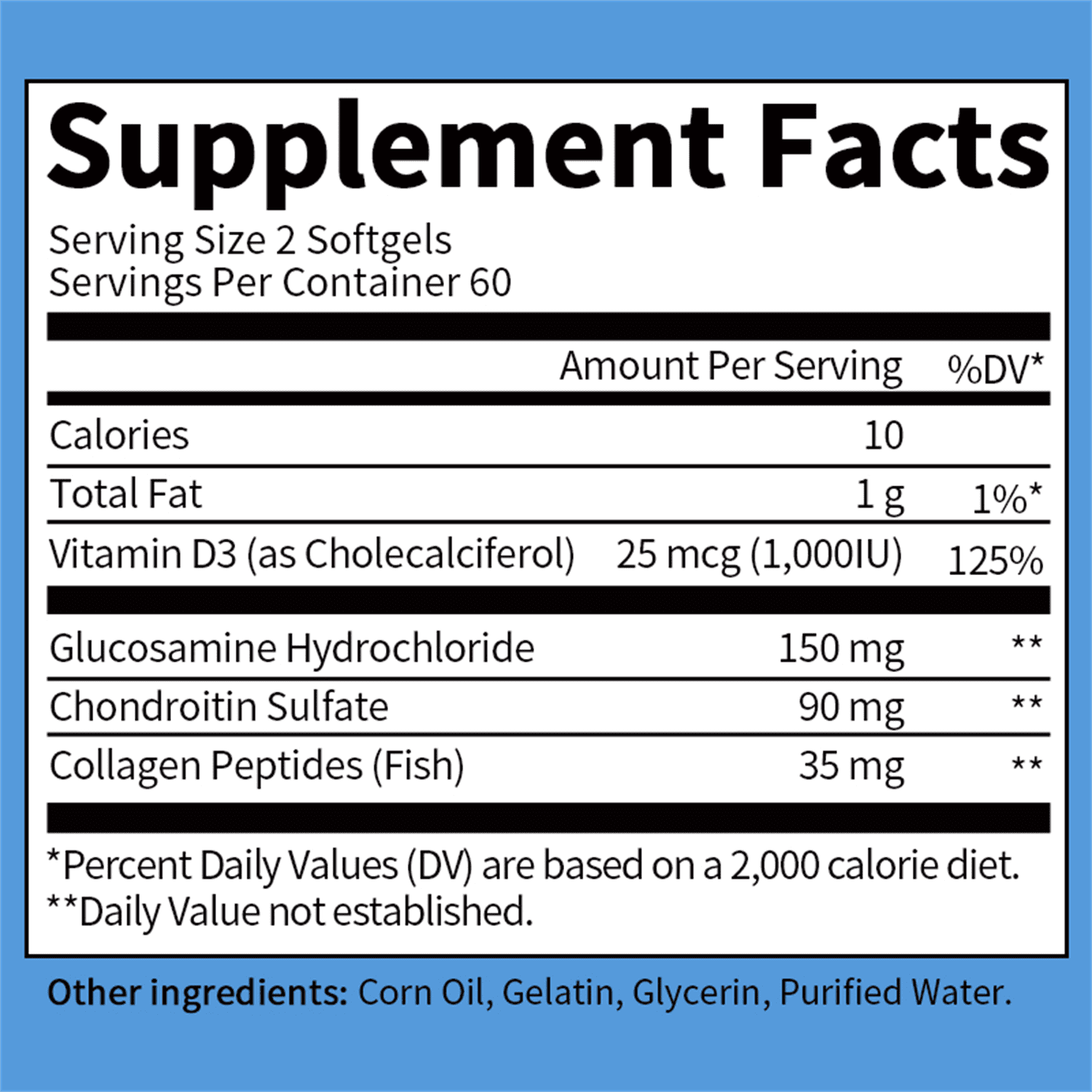 Glucosamine Chondroitin with MSM & Collagen, Supports Joint & Cartilage Health Supplement, High Absorption, Non-GMO & Vegan, 240 Capsules - Greenpeople