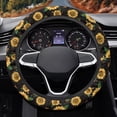 thumbnail image 2 of Uorisanigo Sunflower Pattern Fluffy Steering Wheel Cover for Winter Fashion Car Steering Wheel Protector for Women Breathable 15 Inch Car Wheel Cover for Vehicle Car Accessories Gift for Birthday, 2 of 8