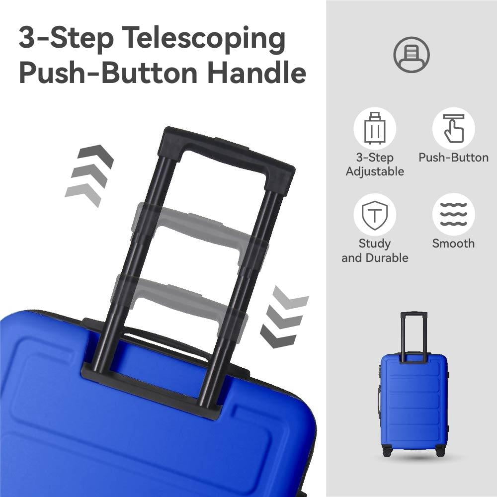 3pcs ABS Hardshell 20''24''28'' Luggage Sets, Lightweight Suitcase Sets, Spinner Wheels Trunks