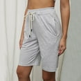 thumbnail image 2 of Pantalones Cortos Para Mujer Pantalones Cortos de Entrenamiento Pantalones Deportivos Casuales de Cintura Alta Pantalones de Yoga Odeerbi ODB165338, 2 of 8