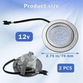 thumbnail image 2 of Range Hood Light Bulb - 2 Pcs Replacement LED Cooker Hood Bulbs DC 12V Recessed Kitchen Range Hood LED Light Bulb for Enhanced Brightness 6500K Cool White & Energy Efficient, 2 of 5