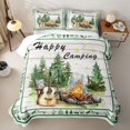 thumbnail image 2 of Erosebridal Guitar Campfire Quilt Full, Green Pine Tree Full Bedspread Sets for Men and Women, 3-Piece, 2 of 7