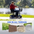 thumbnail image 4 of Arshin 4 Wheels Mobility Scooter with USB Port for Seniors,Electric Folding Wheelchair Device for Travel,Blue, 4 of 16