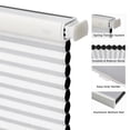thumbnail image 4 of Persianas Joydeco sin taladrar, opacas, 48 x 91 cm, color blanco, 4 of 9