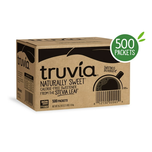 Truvia Naturally Sweet Caloriefree Sweetener from the Stevia Leaf Packets, 500 Count (35.25 oz