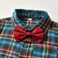 thumbnail image 4 of Toddler Dress Suit Baby Boys Gentleman Clothes Sets Bow Ties Shirts + Suspenders Pants Outfit, 4 of 9