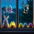 thumbnail image 4 of Easter Bunny Egg Pendant with Lights - ABS Plastic, Battery-powered. Soft LED, Cute Design, for Festive Decor, 4 of 4