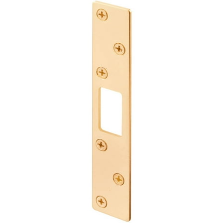 Polished Brass Strike Plate - Prime Line U9535 5-7/8