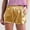 Gold, variant on Shorts for Women's Shorts Shiny Metallic Elastic-Waist Dancewear for Women Flared Party Bottoms Ideal for and Nightlife Red M