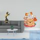 thumbnail image 2 of Colección Moderna De Esculturas De Animales Y Reloj De Pared Silencioso Para Decoración De Dormitorio, Sala De Estar, Oficina, Cocina, Centro De Mesa Y Adorno., 2 of 8