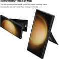 thumbnail image 5 of REQO for Samsung Galaxy S24 Ultra Case Wallet with Credit Card Holder, Flip Premium Leather Magnetic Clasp Kickstand Heavy Duty Protective Cover for Samsung Galaxy S24 Ultra 6.8" (Black), 5 of 7
