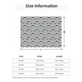 thumbnail image 5 of Naloa Christmas Gnome 1 Flannel Fleece Throw Blanket for Bed Couch, Thick Blanket - All Seasons Suitable for Women, Men and Kids-50"x40", 5 of 6