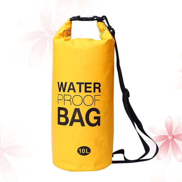 VERDANVERSE Impermeable De PVC Amarillo Con Red Para Almacenamiento Y Flotación En Kayak