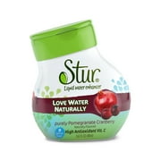 Stur Natural Liquid Water Enhancer, Pomegranate Cranberry (1 bottle, Makes 20 drinks)