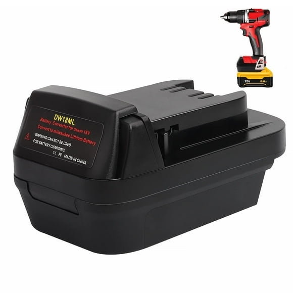 Milwaukee M18 Battery Adapter for 20V Lithium Conversion Solution