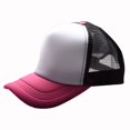 thumbnail image 1 of Custom Hat with Logo Printing Polyester Mesh Trucker Hat Adjustable Dad DIY Logo Baseball Cap For Men WomenNo Logo&Adult Gao Jinjia LED, 1 of 2