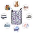 thumbnail image 6 of Goofa Lavender Flowers Printed Circular Hamper,Laundry Basket with Handles,Storage Baskets Foldable,Large Capacity Laundry Hamper-Small, 6 of 8