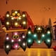 thumbnail image 5 of Luces de modelado de Halloween, luz nocturna decorativa pintada con araña murciélago fantasma calabaza, 5 of 5