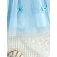 thumbnail image 6 of Biezeib Baby Girl Princess Dress Ruffle Sleeveless Button Front 3D Butterfly Tulle Dress Toddler Party Dress, 6 of 6